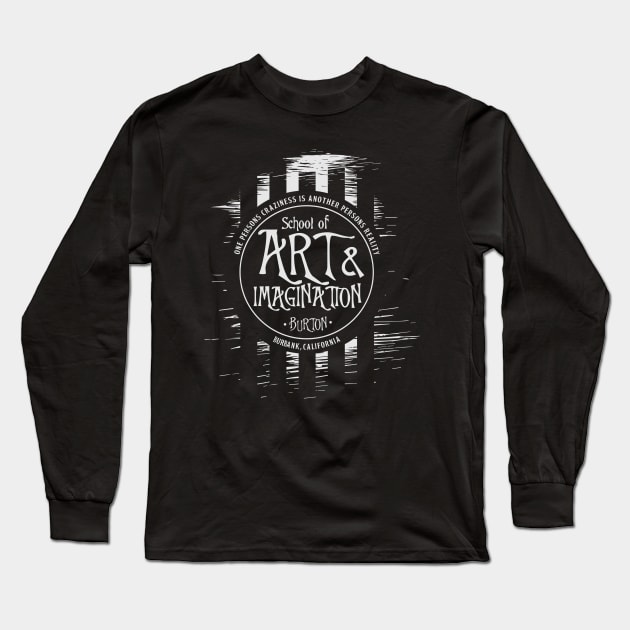 Burton's Art School Long Sleeve T-Shirt by WarbucksDesign